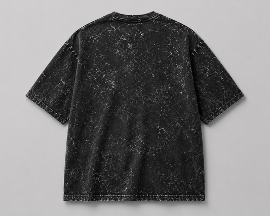 Savage Acid Washed Oversized Tee