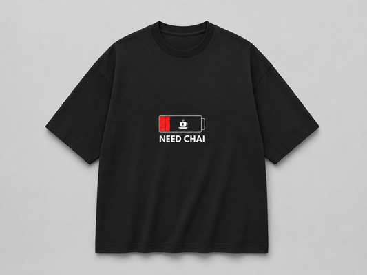 Need Chai Terry Oversized Tee