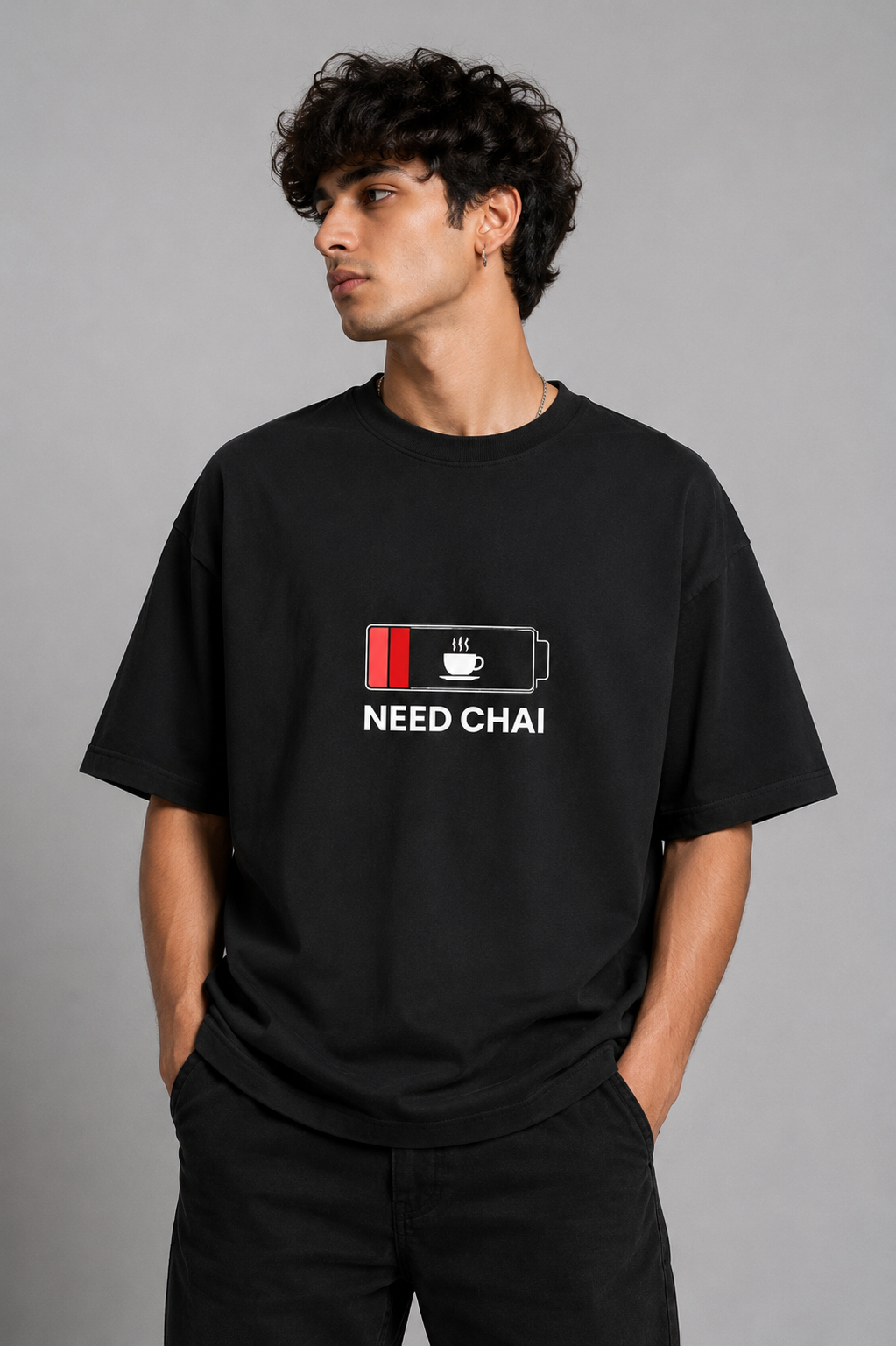 Need Chai Terry Oversized Tee
