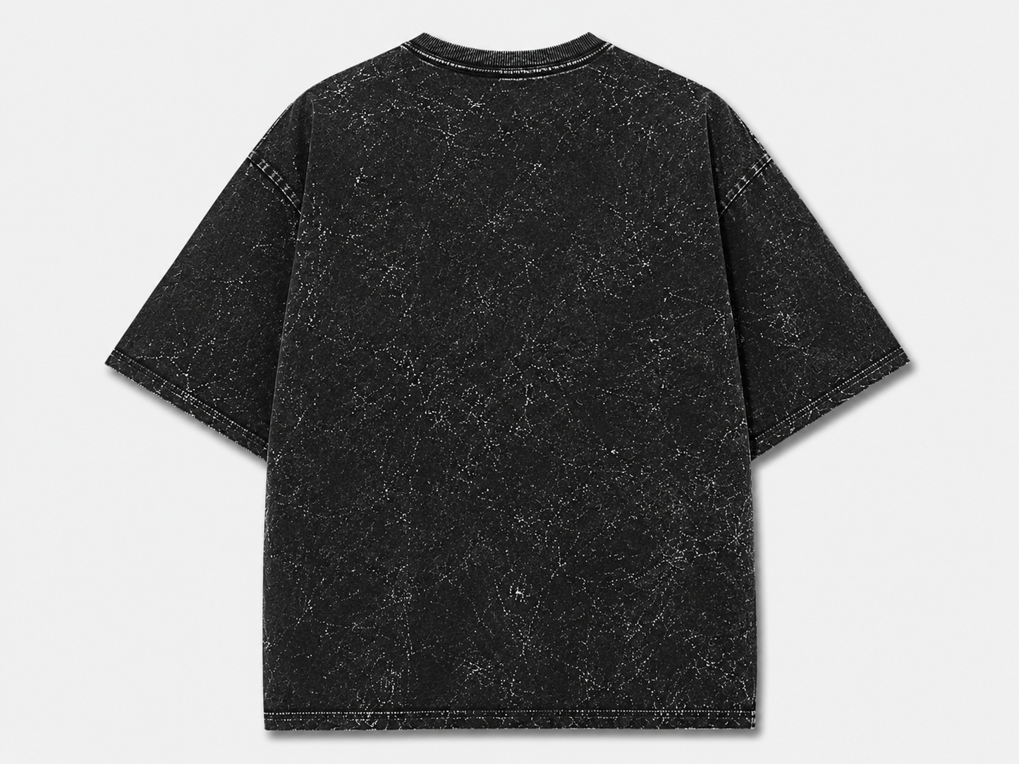 Not Worth It Acid Washed Oversized Tee